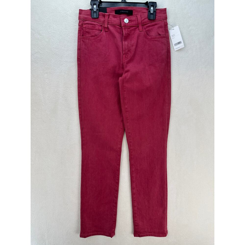 JOE'S WOMEN'S 25 ADELE MID RISE MAJENTUH STRAIGHT PINK JB002934